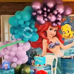 Premium Mermaid Birthday Decoration