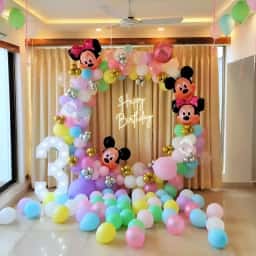 Mickey-Minnie Ring Decoration