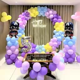 Captain America Theme Decoration