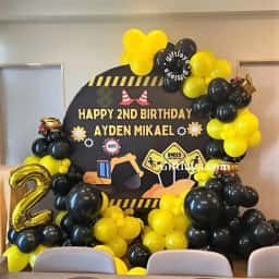 Construction Theme Birthday Decoration