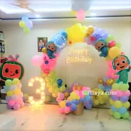 Cocomelon Ring Birthday Decoration