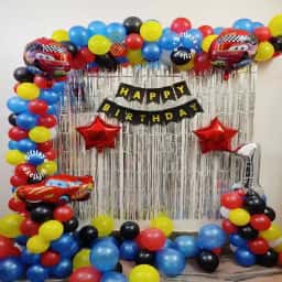 Car Theme Birthday Decoration