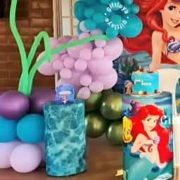 Premium Mermaid Birthday Decoration