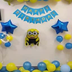 Minions Theme Birthday Decoration