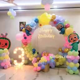 Cocomelon Ring Birthday Decoration
