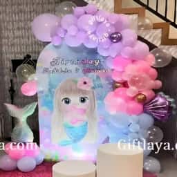 Customized Mermaid Birthday Decoration