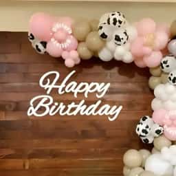 Moomoo Theme Birthday Decoration