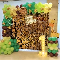 Jungle Theme Setup for Birthday