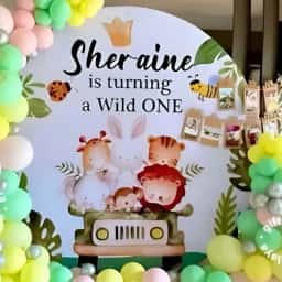 Animal Theme Birthday Decoration