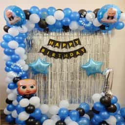 Boss Baby Birthday Hall Decoration