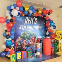 Avenger Theme Customized Decoration