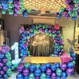 Mermaid Birthday Theme Decoration