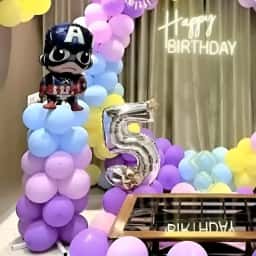 Captain America Theme Decoration