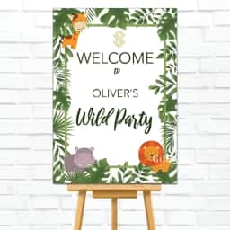 Jungle Theme Birthday Setup