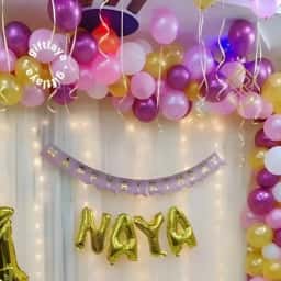 Baby Girl Birthday Decor
