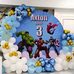 Customized Avenger Theme Backdrop