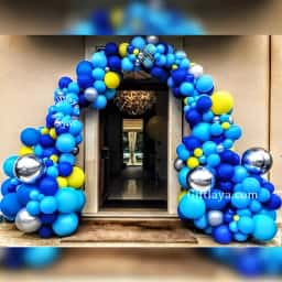 Krishna Theme Balloon Decoration