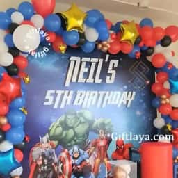 Avenger Theme Customized Decoration