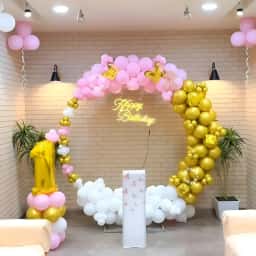 Simple Ring Birthday Decoration for Kids at Home