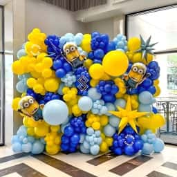 Customized Minion Theme Birthday Decoration
