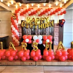 Simple Spiderman Theme Decoration