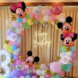 Mickey-Minnie Ring Decoration