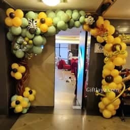 Jungle Theme Birthday Setup