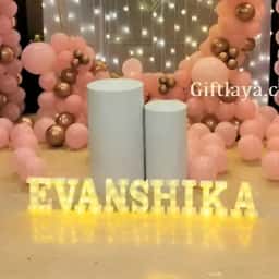 Pink Theme Birthday Decoration for Girl