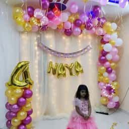Baby Girl Birthday Decor