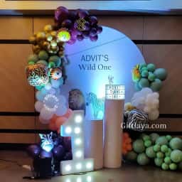 Jungle Theme Birthday Setup