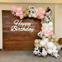 Moomoo Theme Birthday Decoration