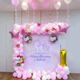 Unicorn Backdrop Decoration