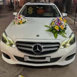 Mercedes Bouquet Wedding Car Decoration