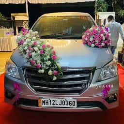 Indian Style Wedding Car Decoration