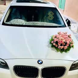 Simple BMW Bridal Car Decoration