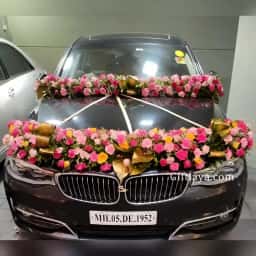 Romantic Floral Car Decoration