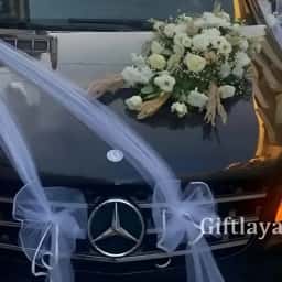 Wedding Car Decoration with Flowers