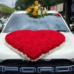 Wedding Flower car decoration
