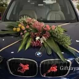 Floral Decorations for Wedding Car