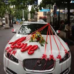 Ribbon Wedding Car Decoration