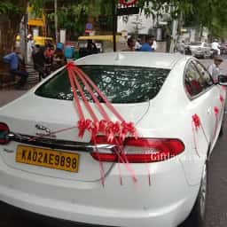 Ribbon Wedding Car Decoration