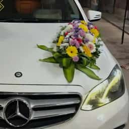 Mercedes Bouquet Wedding Car Decoration