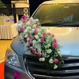 Indian Style Wedding Car Decoration