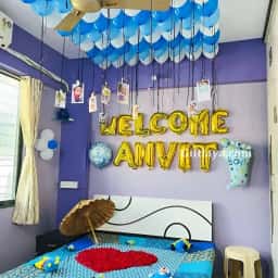 Welcome Home Baby Boy Decor