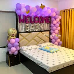 Pretty Pink Welcome Baby