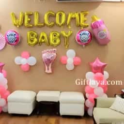Simple Welcome Baby Decoration