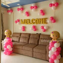 Baby Girl Welcome Decoration