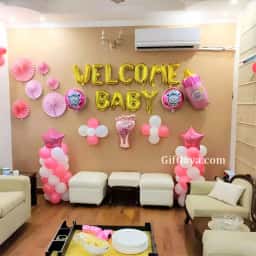 Simple Welcome Baby Decoration