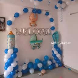 Welcome Baby Boy Decor