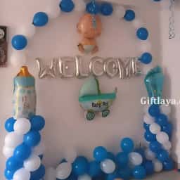 Welcome Baby Boy Decor